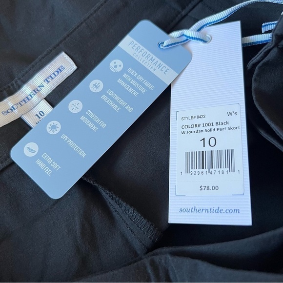 🆕 Southern Tide Jourdan Solid Performance Skort - Picture 5 of 9